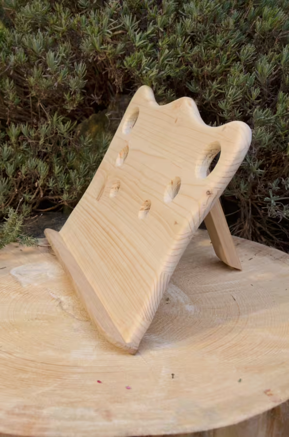 Stojan na noty ZAWAWOOD – smrkový masiv s dubovým detailem